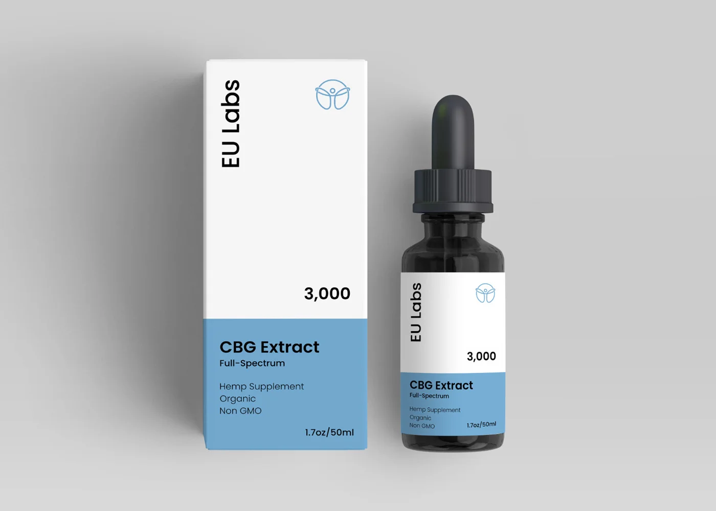 50ml bottle of CBG oil 3000mg cannabigerol, full-spectrum, MCT carrier — CBD Oil Geelong