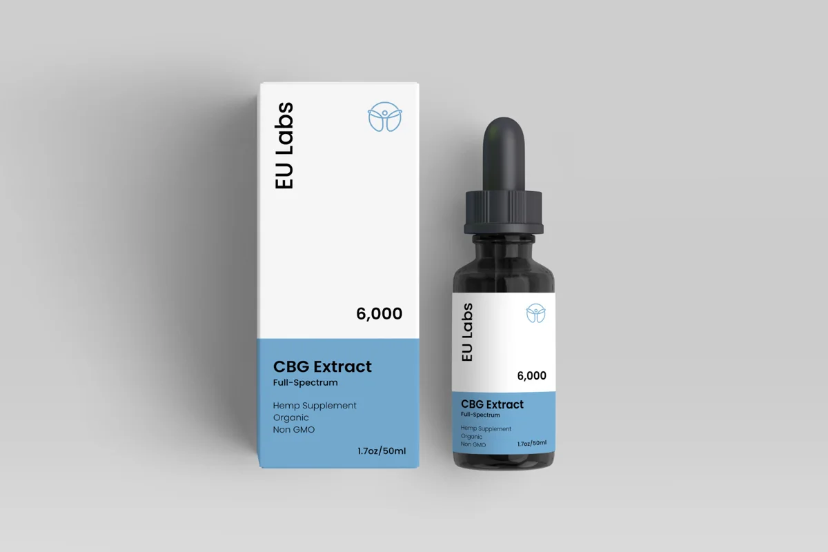 50ml bottle of CBG oil 6000mg cannabigerol, full-spectrum, MCT carrier — CBD Oil Geelong