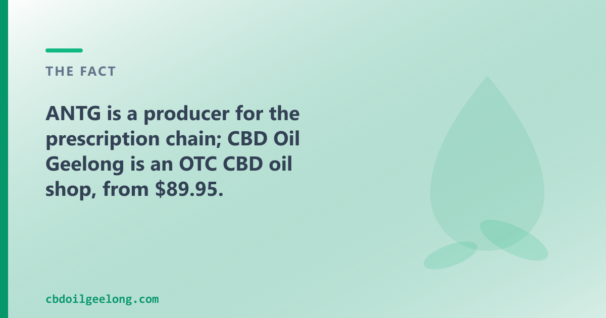 A licensed producer and an OTC shop are two different things, for different needs