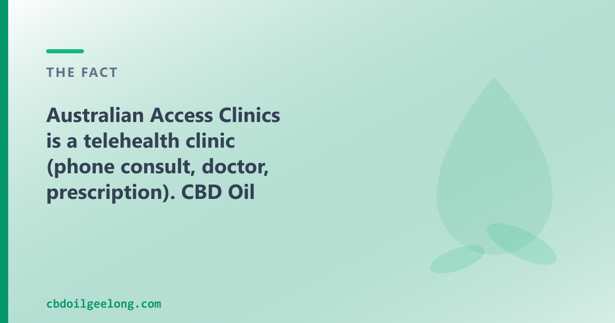 A prescription clinic and an OTC CBD oil shop are two different routes