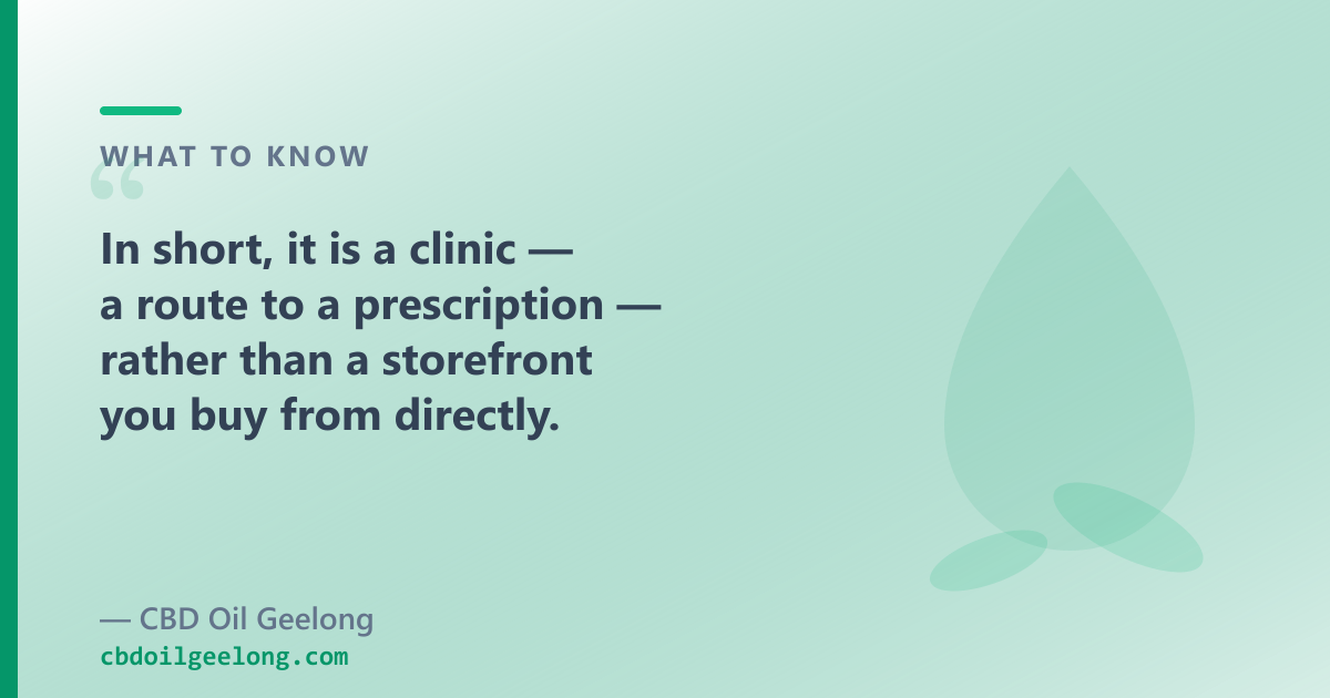 CA Clinics is a clinic for prescription medical cannabis; OTC CBD oil is a different product