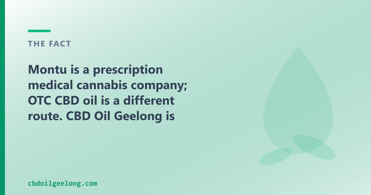 A prescription supplier and an OTC CBD oil shop are two different routes